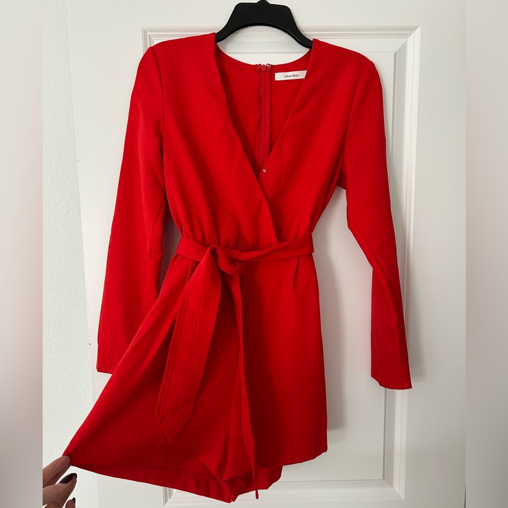 Long sleeve romper